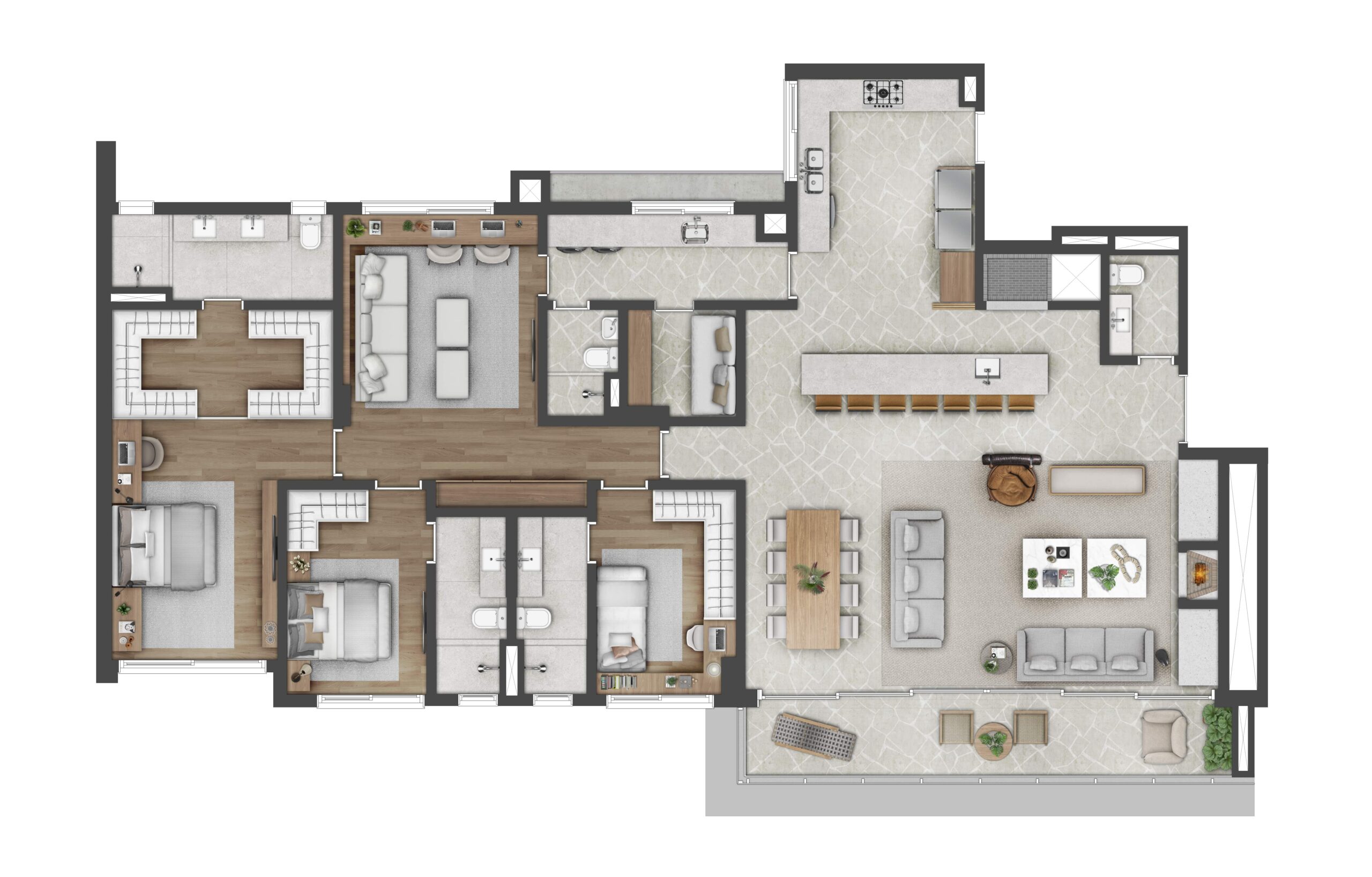 Apartamento 216 m²