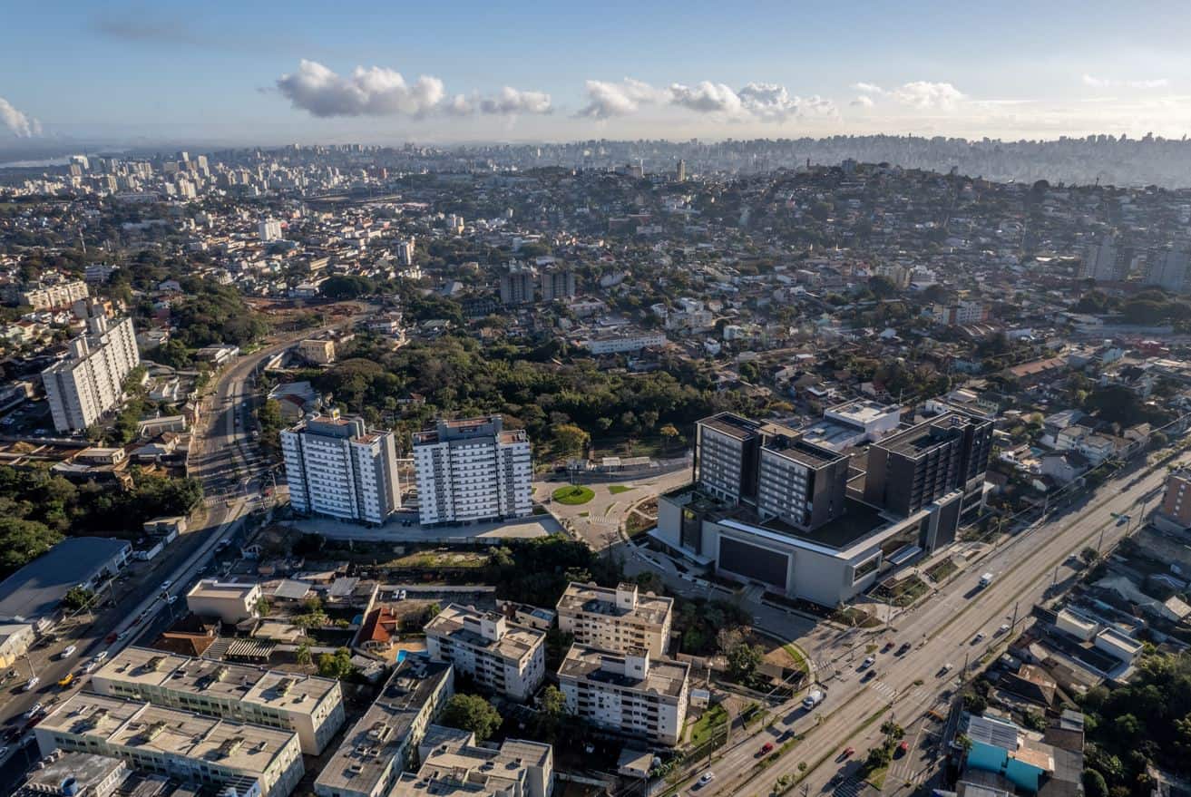 Localização Eixo Zaffari e Hub da Saúde