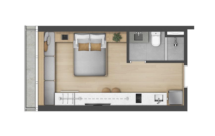 Apartamento Slim - Opção B